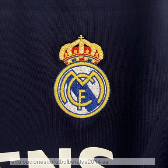 Nuevo 2ª Camiseta Real Madrid Retro 2004 2005 Azul Baratas